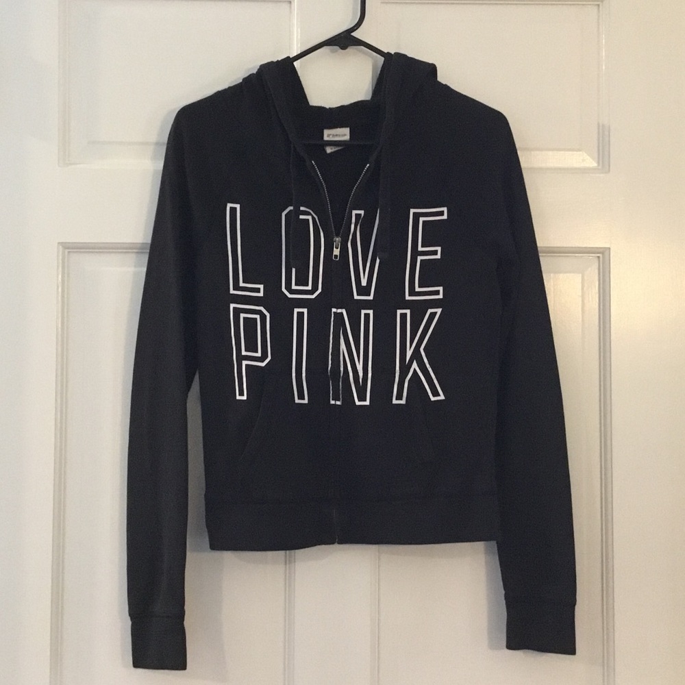 Pink Victoria’s Secret Zip Up Sweatshirt